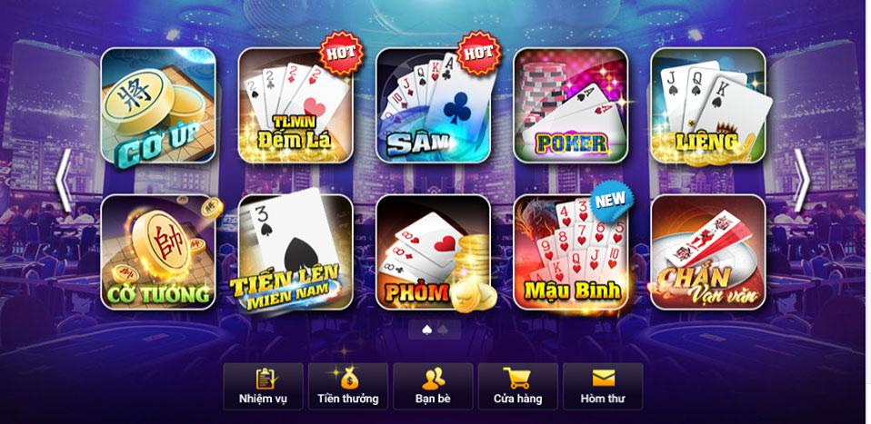Trải nghiệm siêu phẩm game bài truyền thống nâng cấp